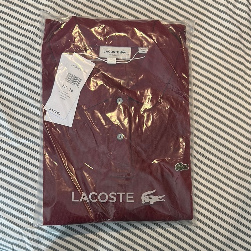 Lacoste Polo Shirt Premium Design size 50-18